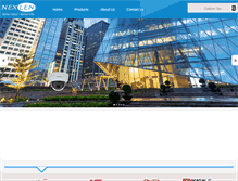 Tablet Screenshot of nexlen.com
